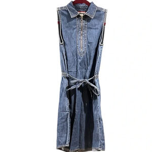 Tommy Hilfiger denim dress with cinched waist, size XS